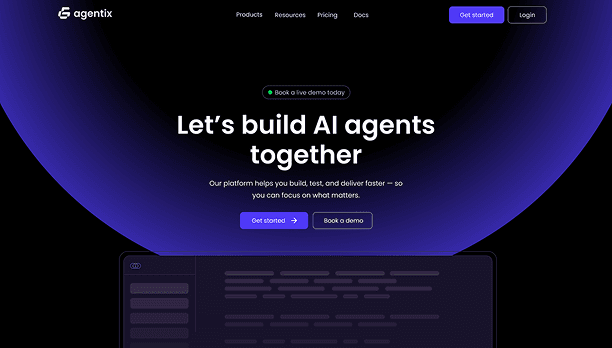 Agentix - React JS AI Agent Template
