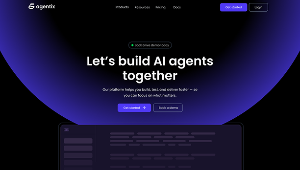Agentix - React JS AI Agent Template